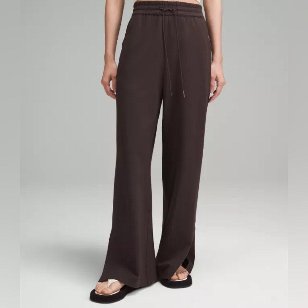 Lululemon French Terry High Rise Espresso Pants